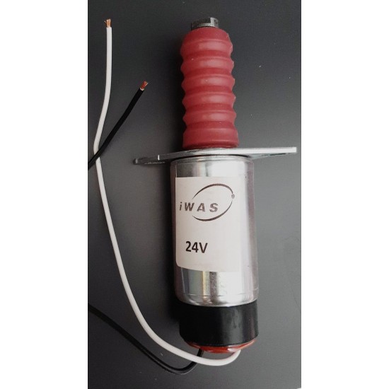 İWAS Marka Stop Selenoidi Cummins Uzun Körüklü 24V
